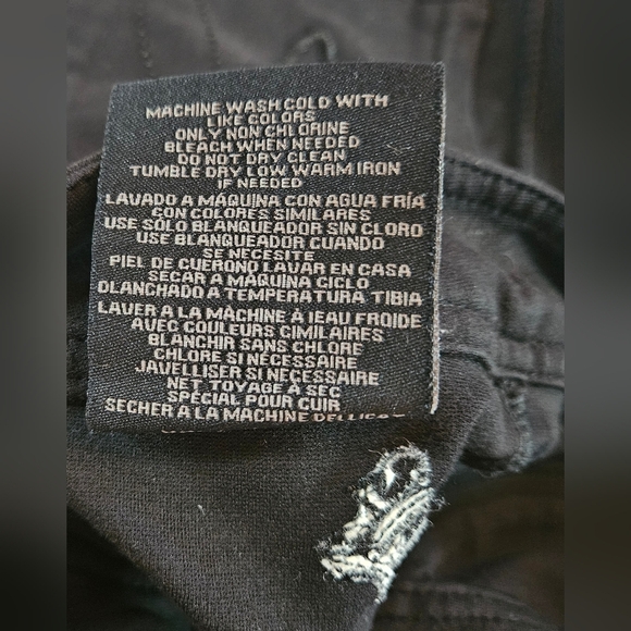 Seven7 Womens Black Cropped Skinny 4 Pocket Pants Size 8 - Picture 7 of 12